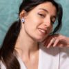 Boucles d’oreilles Myosotis – Image 2