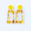 Boucles d'oreilles Élégantes Jaune