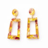 Boucles d'oreilles Divine rectangle