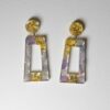 Boucles d'oreilles Divines rectangle